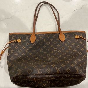 Authentic LV Neverfull. Original receipt and box. Leather is soft and beautiful